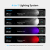 Olight O-Clip 2 Ultra Clip Light w/ Flood Light, Spot Light, UV & Red Light - Onyx Black