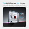 Olight O-Clip 2 Ultra Clip Light w/ Flood Light, Spot Light, UV & Red Light - Onyx Black