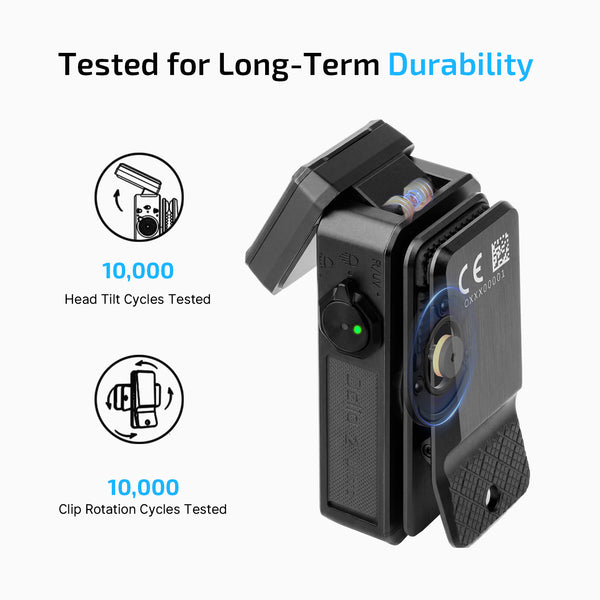 Olight O-Clip 2 Ultra Clip Light w/ Flood Light, Spot Light, UV & Red Light - Onyx Black
