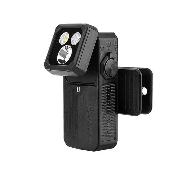 Olight O-Clip 2 Ultra Clip Light w/ Flood Light, Spot Light, UV & Red Light - Onyx Black