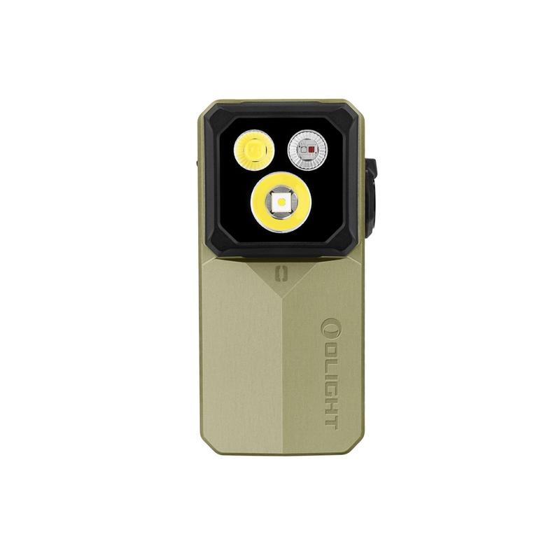 Olight O-Clip 2 Ultra Clip Light w/ Flood Light, Spot Light, UV & Red Light - Olive Green