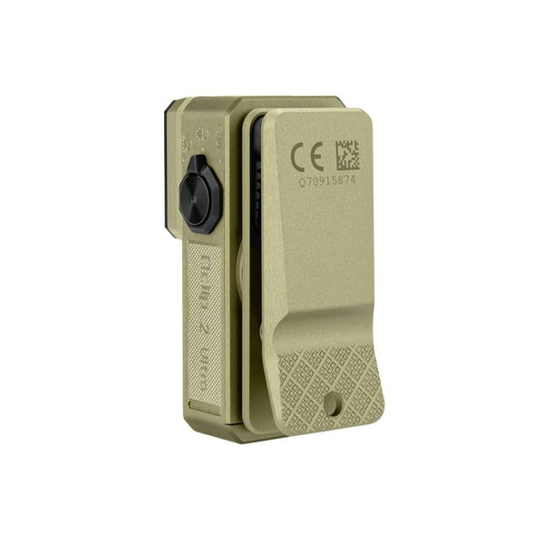 Olight O-Clip 2 Ultra Clip Light w/ Flood Light, Spot Light, UV & Red Light - Olive Green
