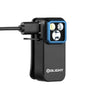 Olight Oclip Pro Clip On Flashlight w/ Floodlight Spotlight & Red Light - Black