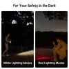 Olight Oclip Pro Clip On Flashlight w/ Floodlight Spotlight & Red Light - Black