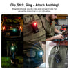 Olight Oclip Pro Clip On Flashlight w/ Floodlight Spotlight & Red Light - Black