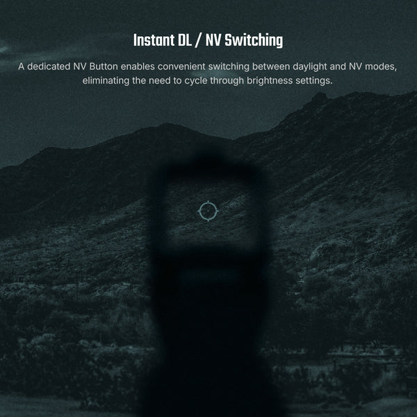 Olight Osight R Micro T1/T2 Footprint Enclosed Red Dot Sight w/ Multi Reticle System - Black