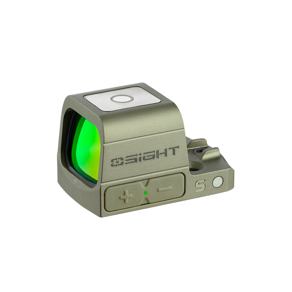 Olight Osight S Pistol Red Dot Sight w/ 2 MOA Dot & 32 MOA Circle – OAL Material Olive Green