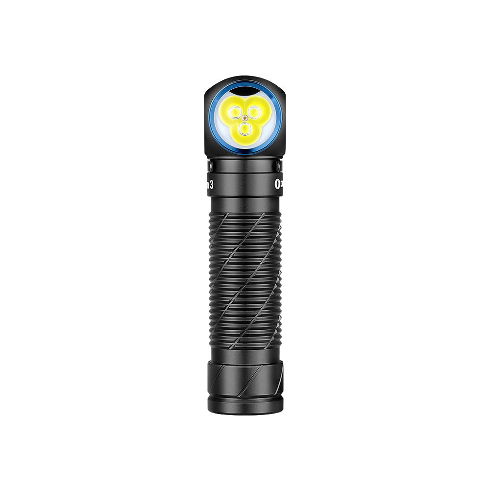 Olight Perun 3 Headlamp 3000 Lumen White Light w/ Red Light – Black