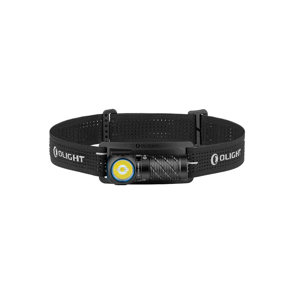 Olight Perun 3 Mini Headlamp & Flashlight w/ White Light and Red Light - Black
