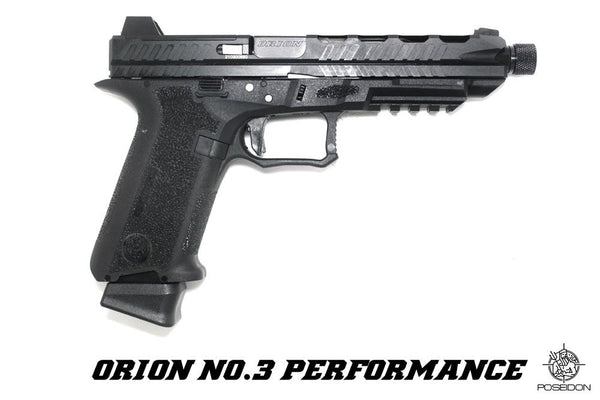 Poseidon Orion No.3 Performance Gas Blowback Airsoft Pistol – Black | Poseidon Airsoft