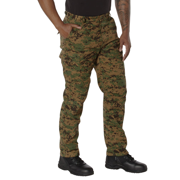 Tactical BDU Camo Pants – Digital Woodland Camo