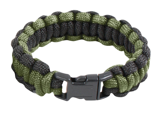 Paracord Bracelet – 2 tone Olive/Black