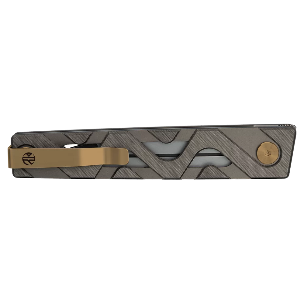 Ruike P878-AK EDC Folding Knife w/ 14C28N Steel - Gun Metal Grey