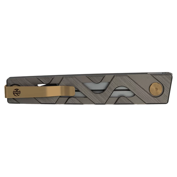 Ruike P878-AK EDC Folding Knife w/ 14C28N Steel - Gun Metal Grey