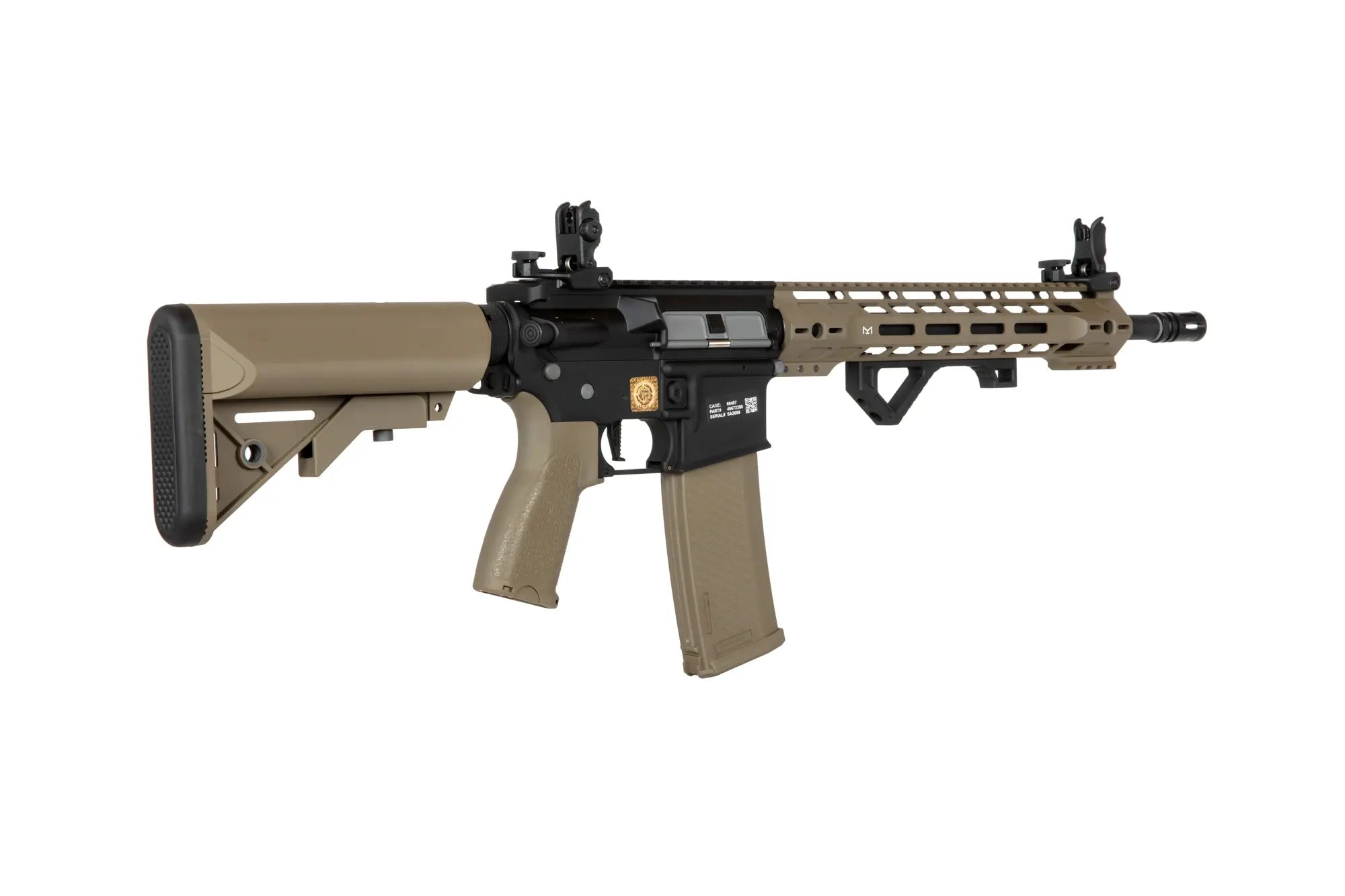 Specna Arms RRA E14 Edge 2.0 Gate ASTER Carbine Airsoft AEG – Two Tone Tan | Specna Arms