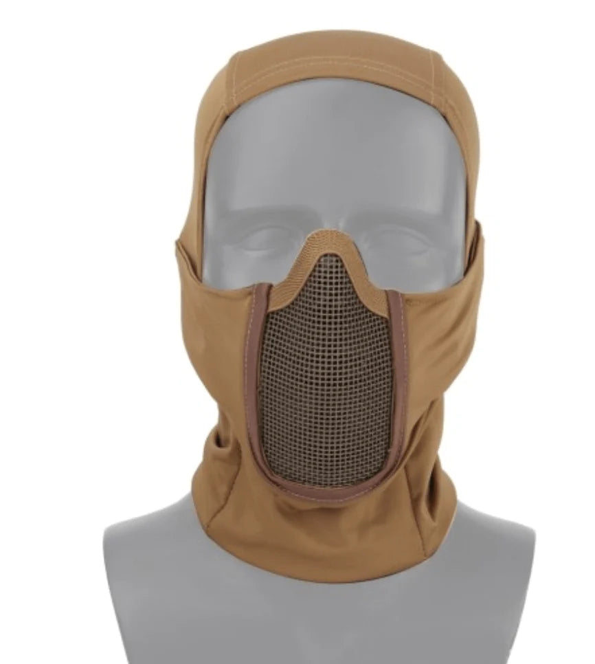 Swiss Arms “Cobra Stalker” Balaclava w/ Mesh Mouth Protector – Coyote Brown