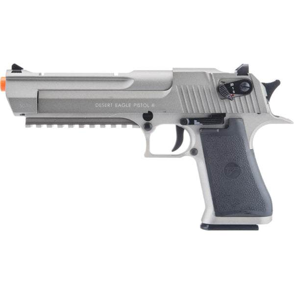 Magnum Research Licensed Full Metal Desert Eagle CO2 Blowback Airsoft Pistol – Semi/Full Auto, Grey | KWC