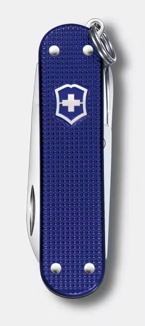 Victorinox Swiss Army Knife Classic SD Alox – Night Dive Blue w/ 5 Tools
