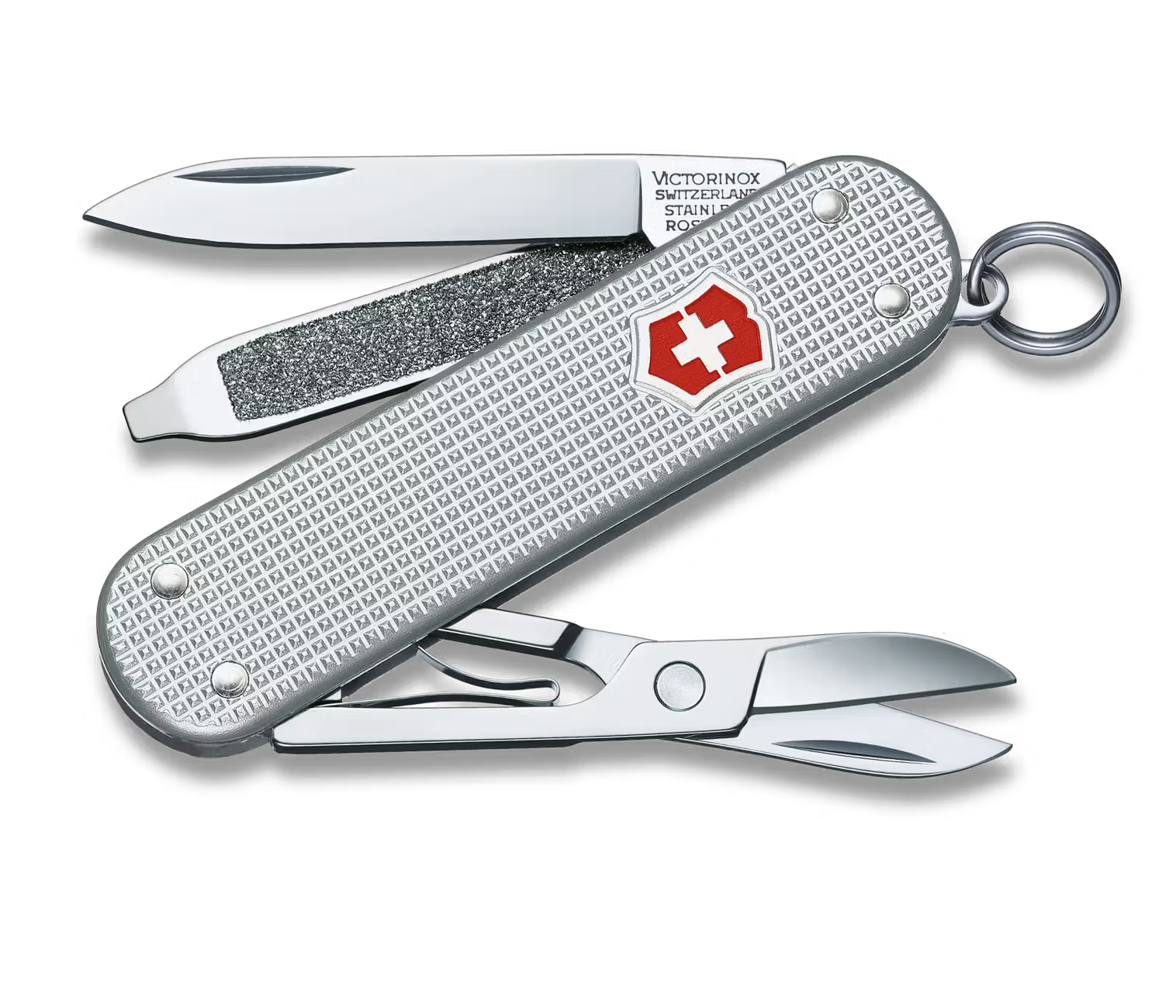 Victorinox Swiss Army Knife Classic SD Alox – Silver w/ 5 Tools