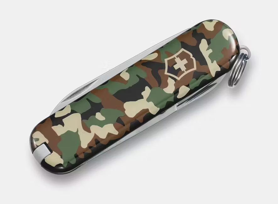 Victorinox Swiss Army Knife Classic SD – Camouflage w/ 7 Tools