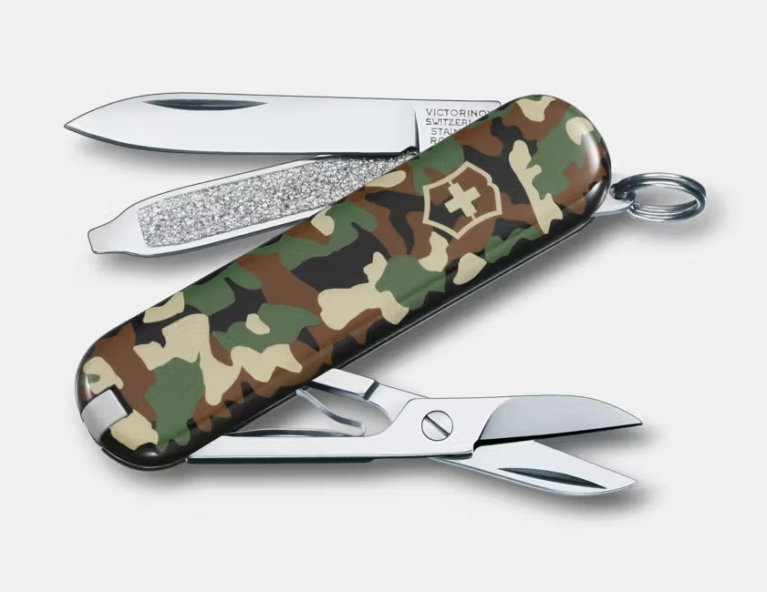 Victorinox Swiss Army Knife Classic SD – Camouflage w/ 7 Tools