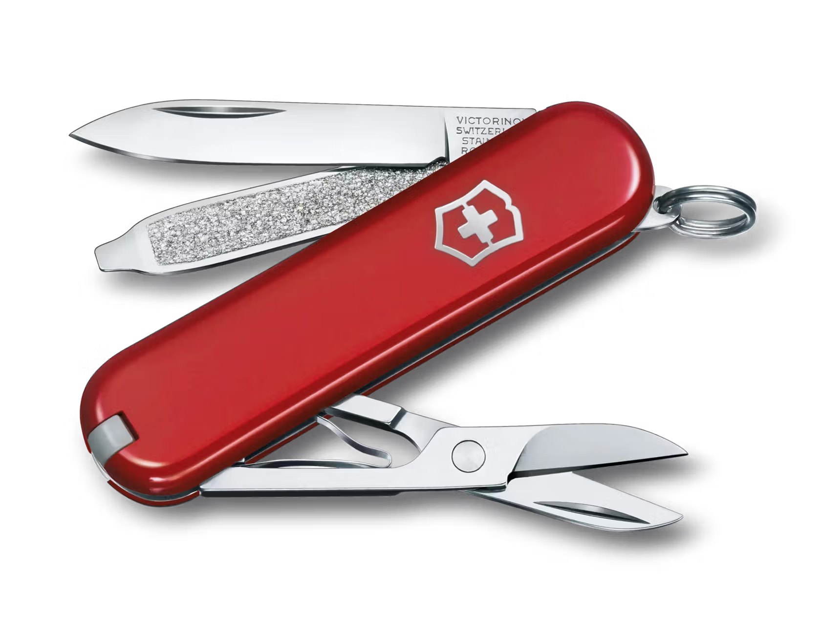 Victorinox Swiss Army Knife Classic SD – Red (Style Icon) w/ 7 Tools