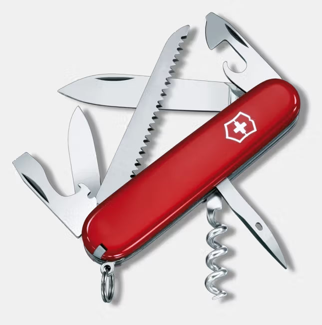 Victorinox Swiss Army Knife Camper – Red w/ 13 Tools