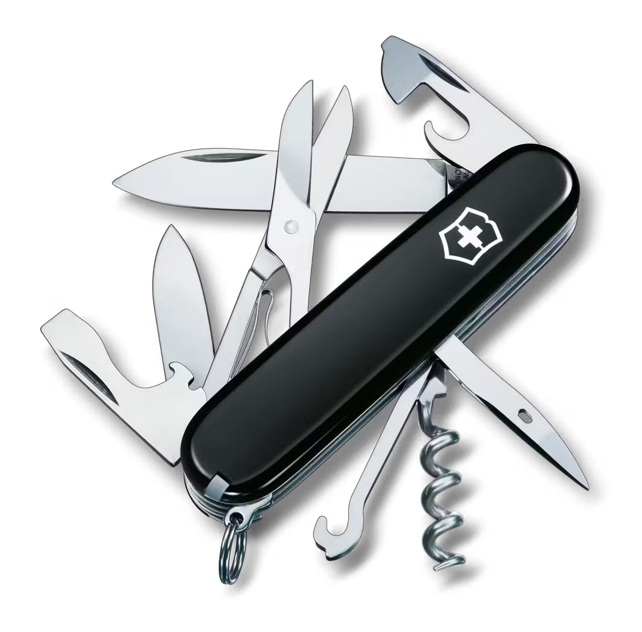 Victorinox Climber Swiss Army Knife – Black w/ 14 Tools