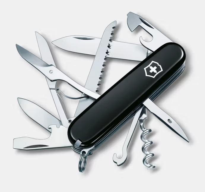 Victorinox Huntsman Swiss Army Knife – Black w/ 15 Tools