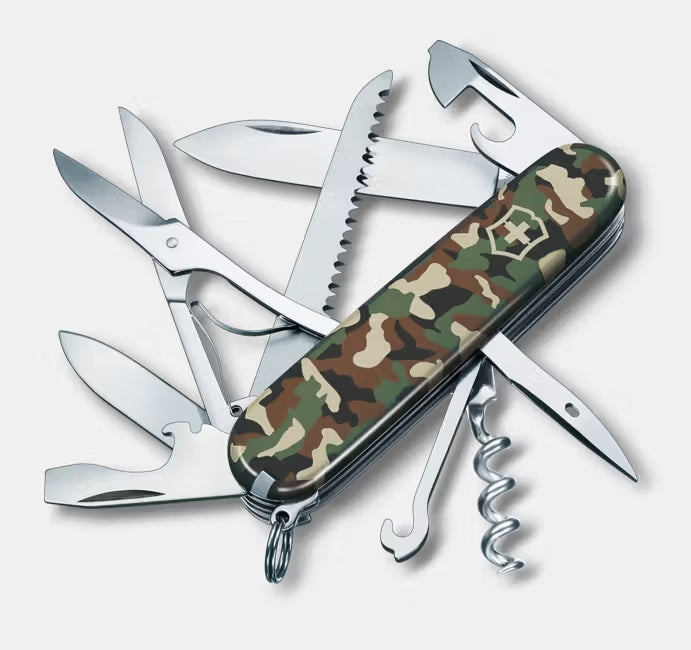 Victorinox Huntsman Swiss Army Knife – Camouflage w/ 15 Tools
