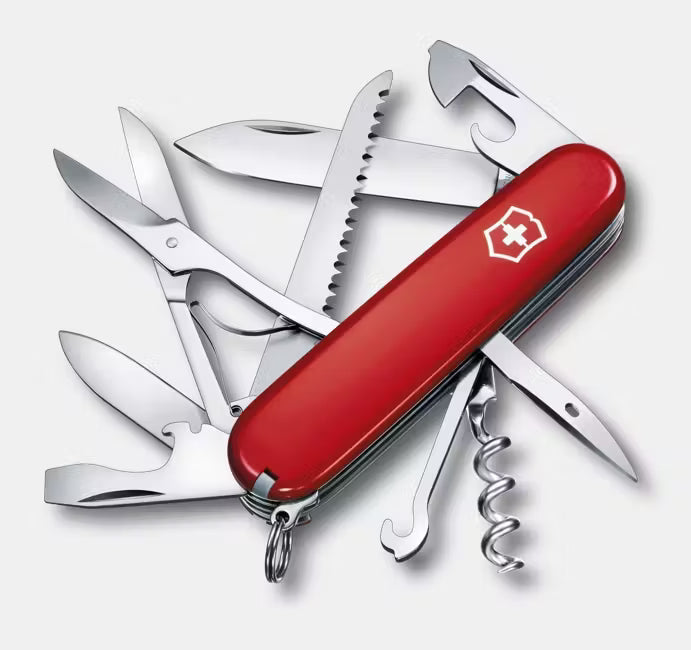 Victorinox Huntsman Swiss Army Knife – Red w/ 15 Tools