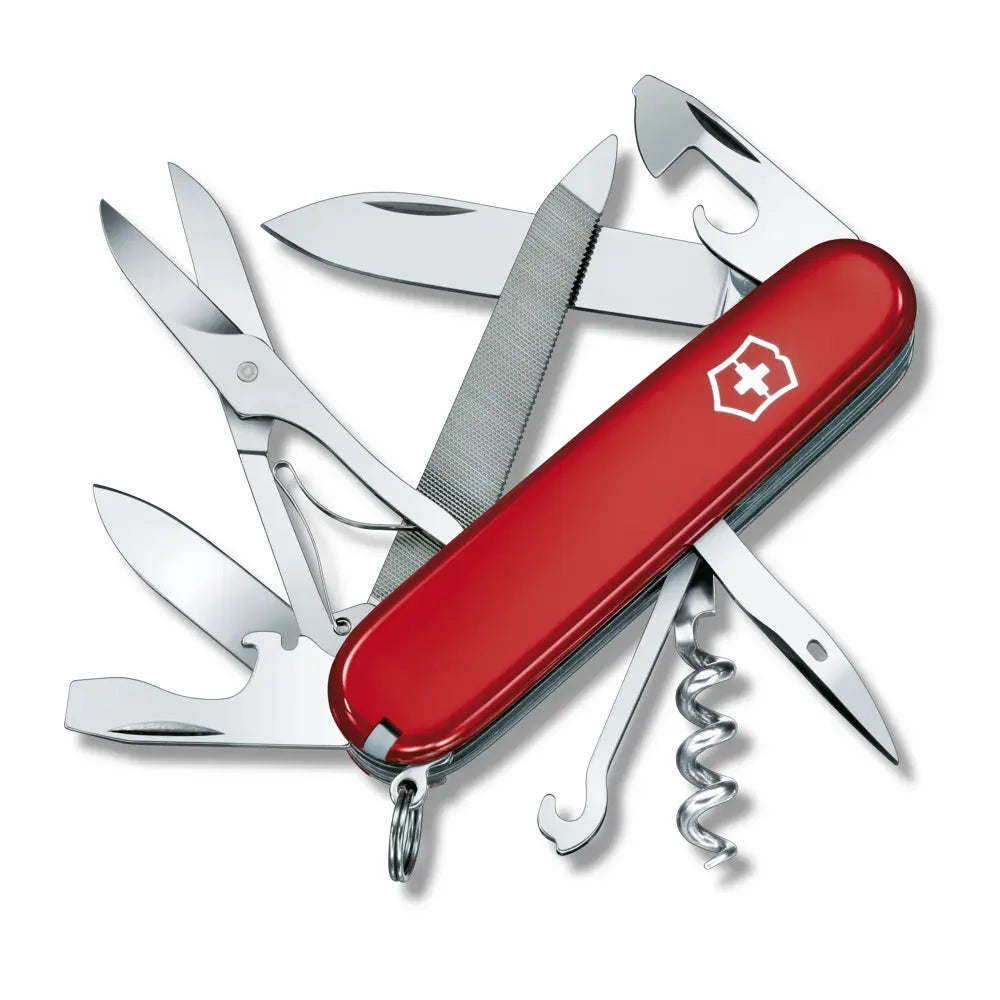 Victorinox Mountaineer 91mm Swiss Army Knife w/ 18 Functions - Red