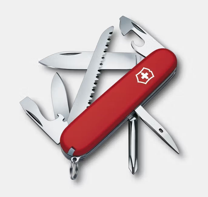 Victorinox Hiker Swiss Army Knife – Red w/ 13 Tools