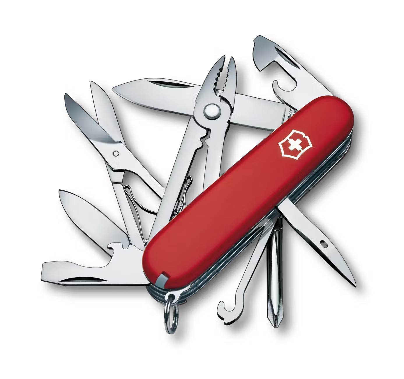 Victorinox Deluxe Tinker Swiss Army Knife – Red w/ 17 Tools