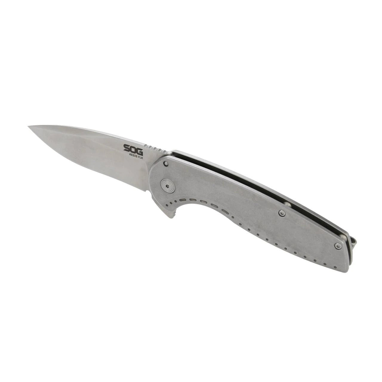 SOG 14-41-03-43 Aegis FLK Flipper Folding Knife - Silver