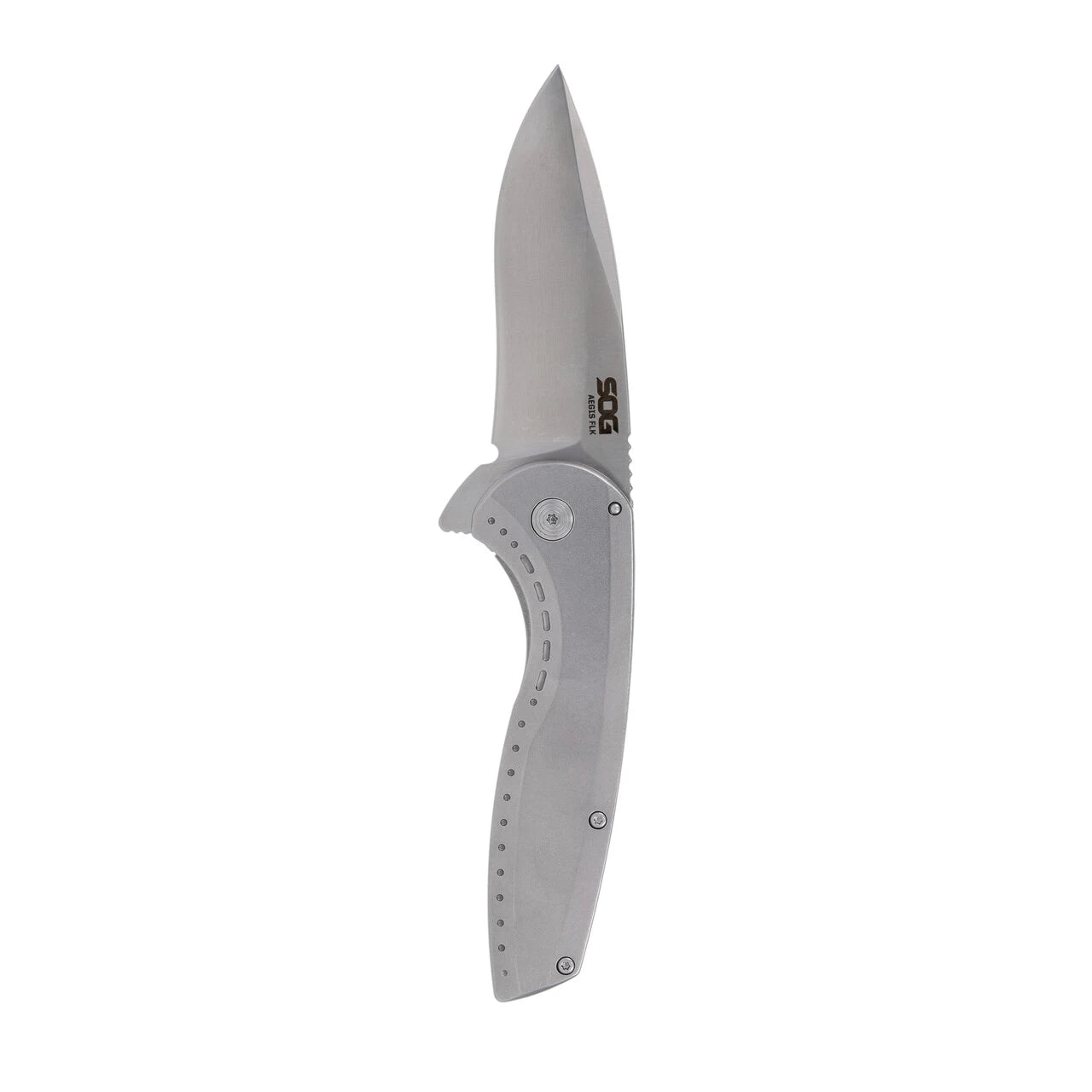 SOG 14-41-03-43 Aegis FLK Flipper Folding Knife - Silver