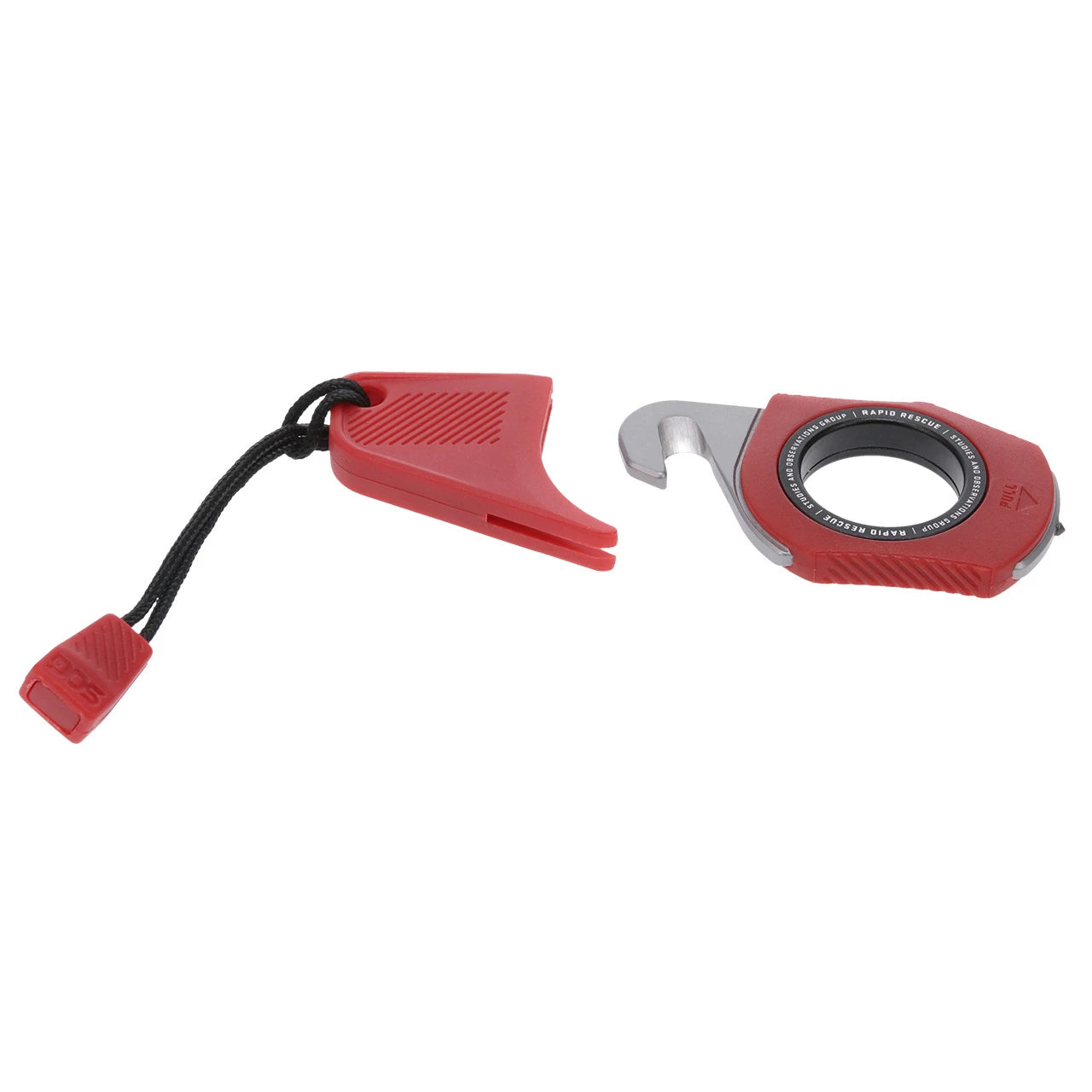 SOG Rapid Rescue Stainless Steel Strap Cutter - Red
