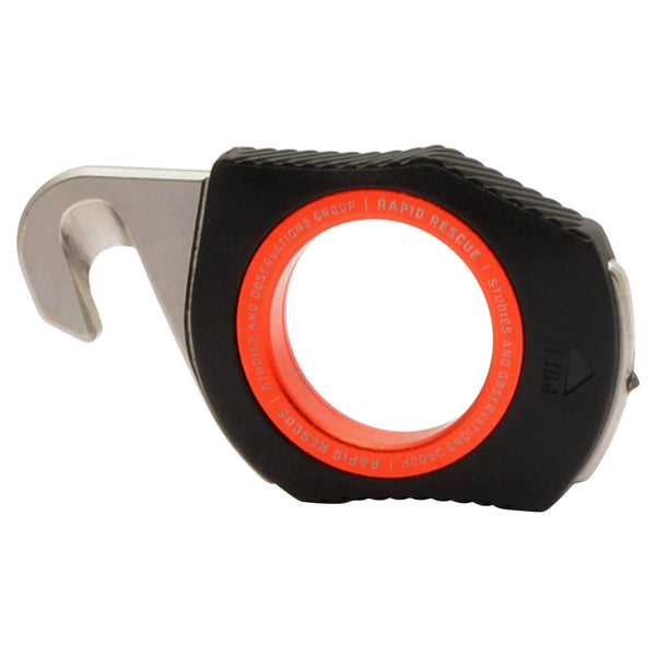 SOG Rapid Rescue Stainless Steel Strap Cutter - Red & Black