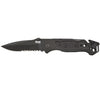 SOG Escape Clip Point Serrated Assisted Folding Knife- Black