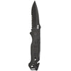 SOG Escape Clip Point Serrated Assisted Folding Knife- Black