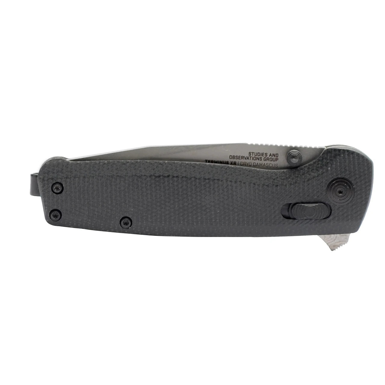 SOG Terminus XR Flipper Folding Knife - Damascus Steel