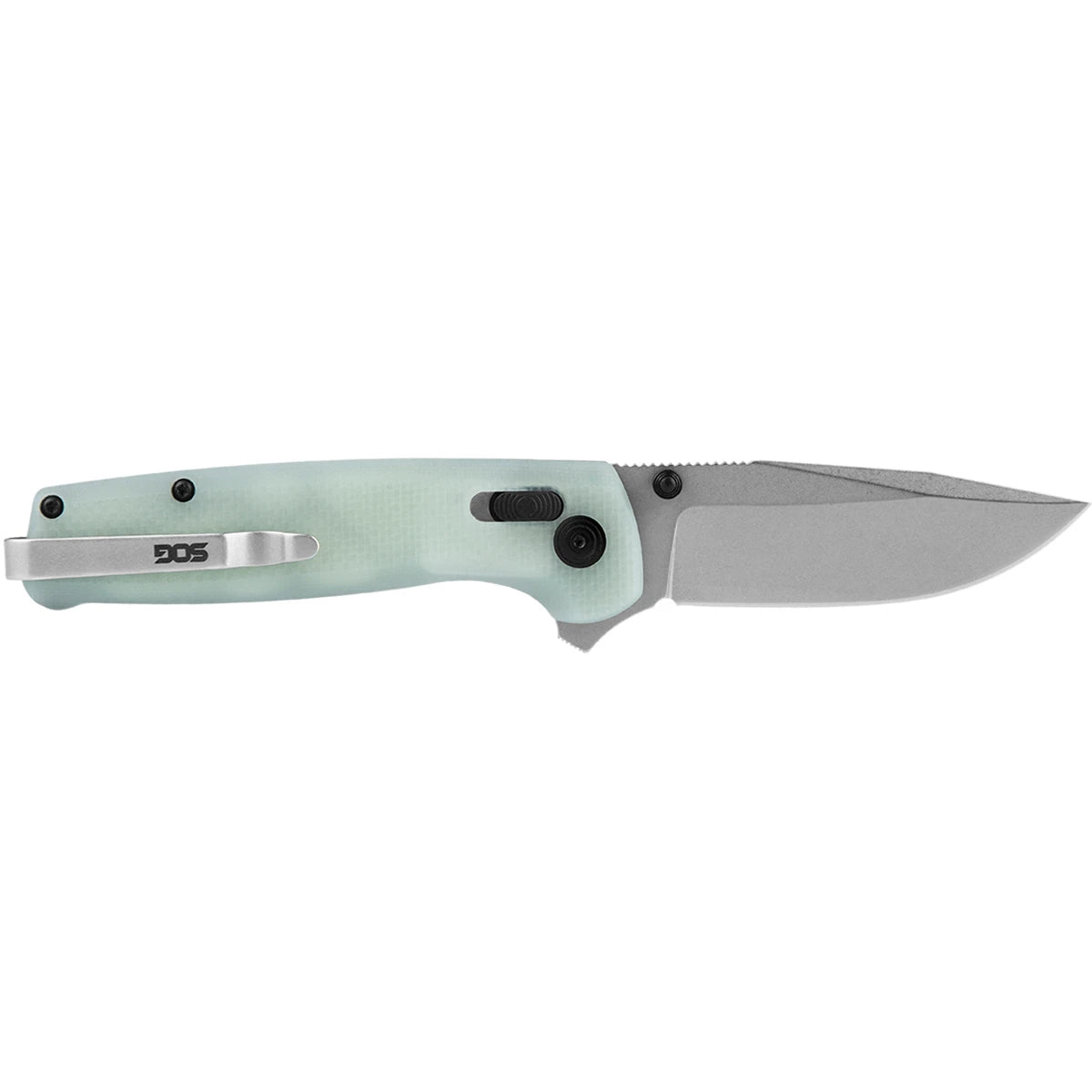 SOG Terminus XR Flipper Folding Knife w/ Jade G10 Handle - D2 Steel CP