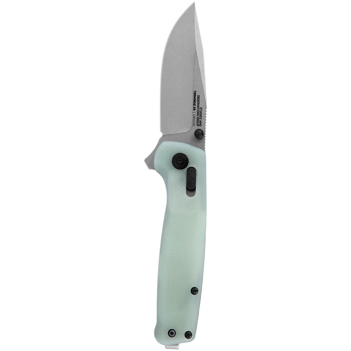 SOG Terminus XR Flipper Folding Knife w/ Jade G10 Handle - D2 Steel CP