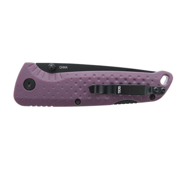 SOG Adventurer LB Folding Knife – Dusk Purple Handle