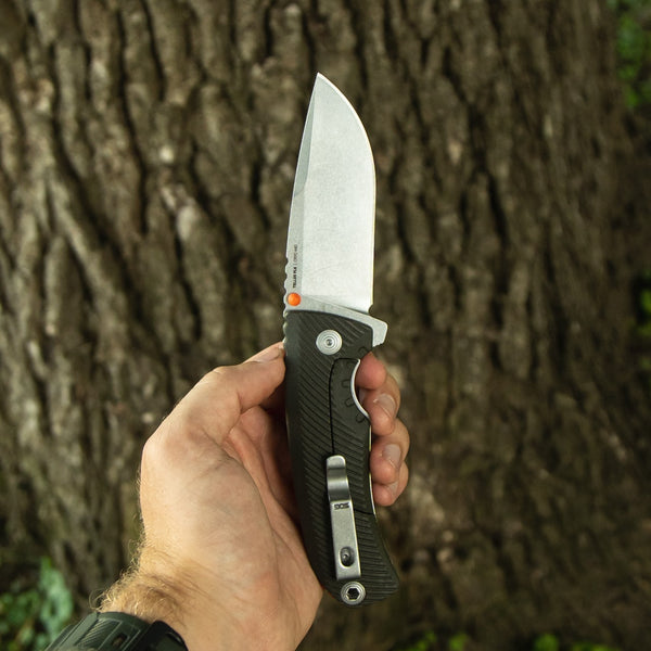 SOG Tellus FLK Folding Knife w/ Olive Drab Handle