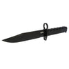 SOG BY1004 Clip Point Bayonet Fixed Blade Knife w/ Hard Sheath – Black