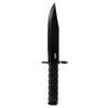 SOG BY1004 Clip Point Bayonet Fixed Blade Knife w/ Hard Sheath – Black