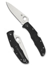 Spyderco Endura 4 Flat Ground Folding Knife – VG10, Black Handle C10FPBK