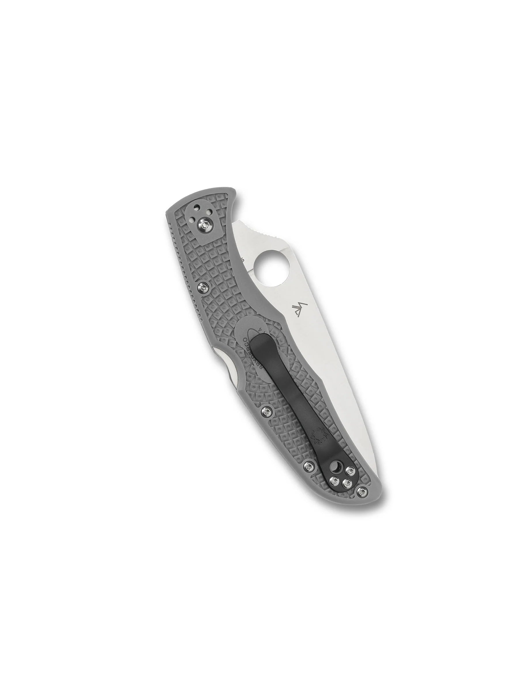 Spyderco Endura 4 Flat Ground Folding Knife – VG10, Grey Handle C10FPGY