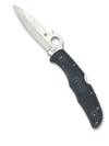 Spyderco Endura 4 Lightweight Folding Knife w/ Emerson Opener – VG-10 Steel w/ Grey Handle C10PGYW